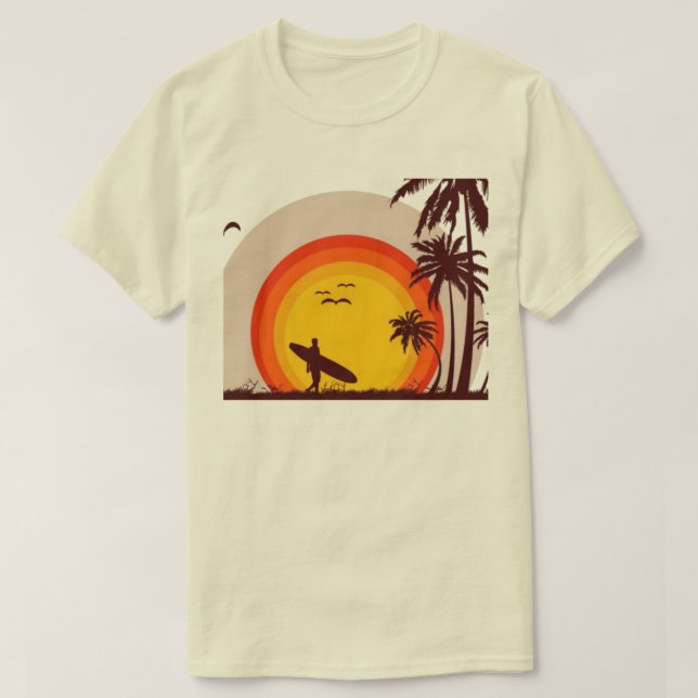 Sunset Beach T-Shirt (Frente do Design)