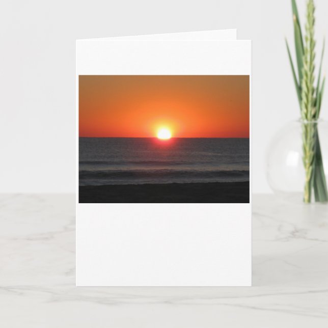 Sunset, cartão (Frente)