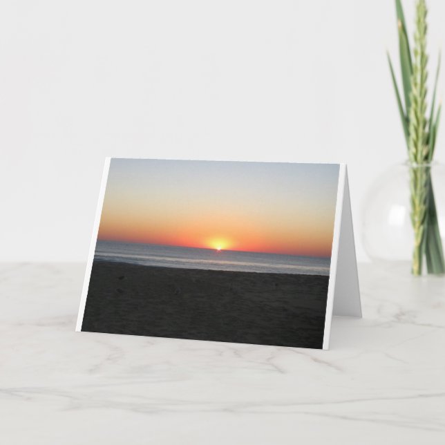 Sunset, cartão (Frente)