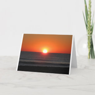 Sunset, cartão