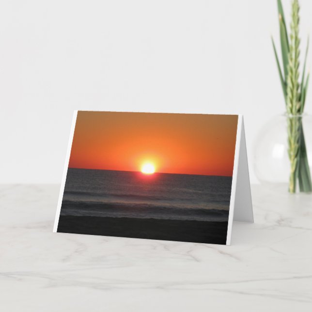 Sunset, cartão (Frente)