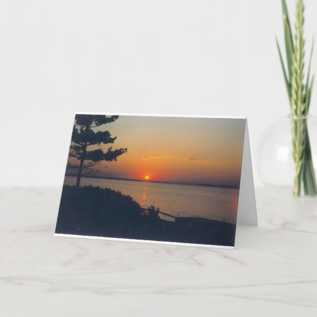 Sunset, cartão (Frente)