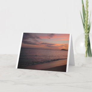 Sunset, cartão