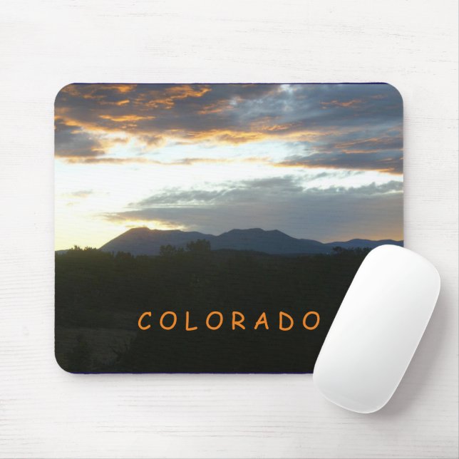 Sunset Colorado Mouse Pad (Com mouse)