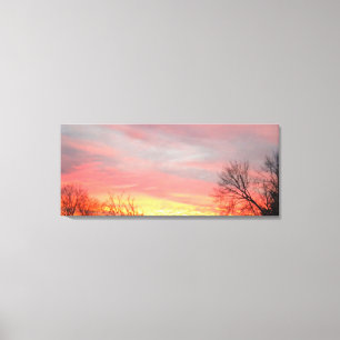 Sunset de inverno na Canvas