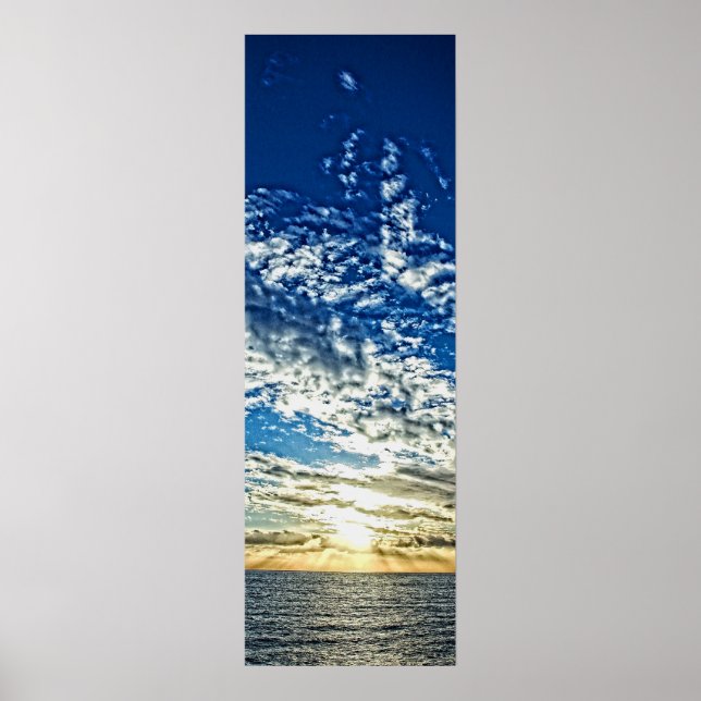 Sunset (Ligúria) - Cinque Terre, Itália Poster (Frente)