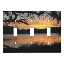 Sunset no Lago Scott State Park