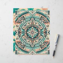 Sunset on Sea Standard Scrapbook Paper