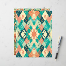 Sunset on Sea Standard Scrapbook Paper