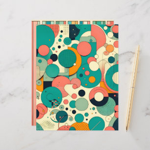 Sunset on Sea Standard Scrapbook Paper