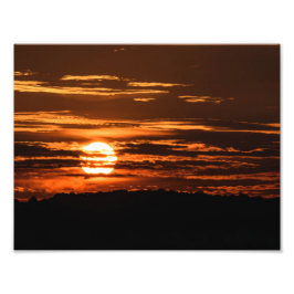 Sunset sobre o Impressão de Foto da Baía