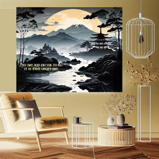 Sunset Sunrise Inspiration Mt Fuji Japanese Quote