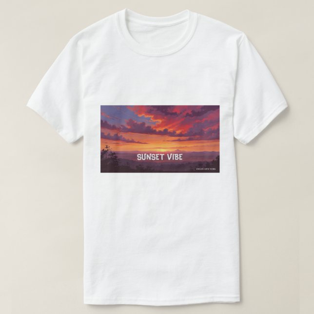 SUNSET T-SHIRT (Frente do Design)