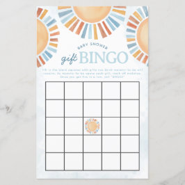 Sunshine Chá de fraldas Gift Bingo Game
