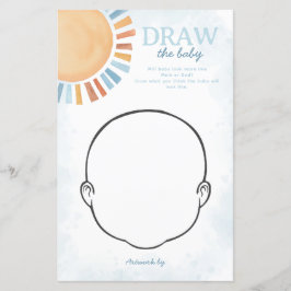 Sunshine Chá de fraldas Jogo do Bebê