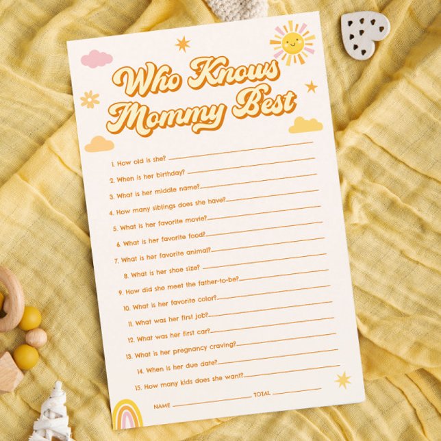 Sunshine Chá de fraldas Que Conhece O Melhor Jogo  (Criador carregado)