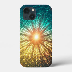 Sunshine e uma capas de iphone de maçã para o Dia