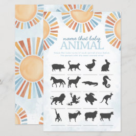 Sunshine Name que Jogo de Chá de Bebê Animal