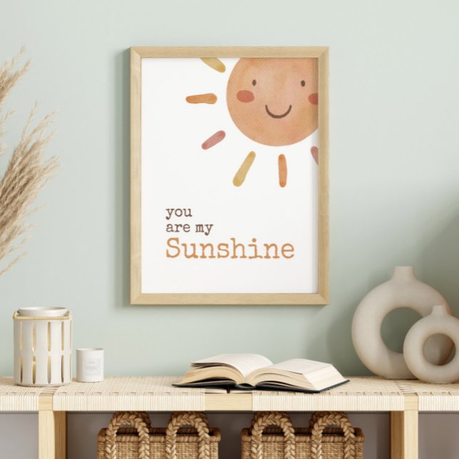 Sunshine Nursery Decor Wall Poster (Criador carregado)