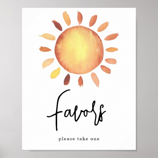 Sunshine Obrigado / Favorece Poster (Frente)