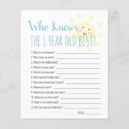 Sunshine, que conhece o melhor jogo de primeiro an