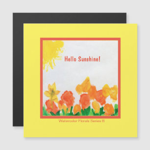 Sunshine Watercolor Floral