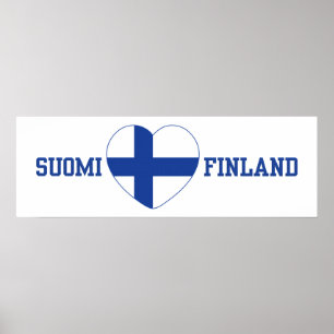 SUOMI FINLAND poster personalizado