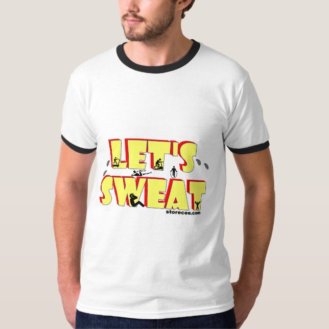 Suor de vamos em T-Shirt (Frente)