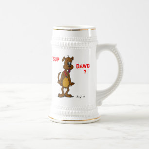 SUP DAWG? Caneca de cerveja de cães