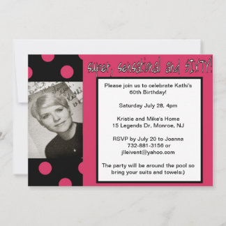 super 60º convite de aniversário