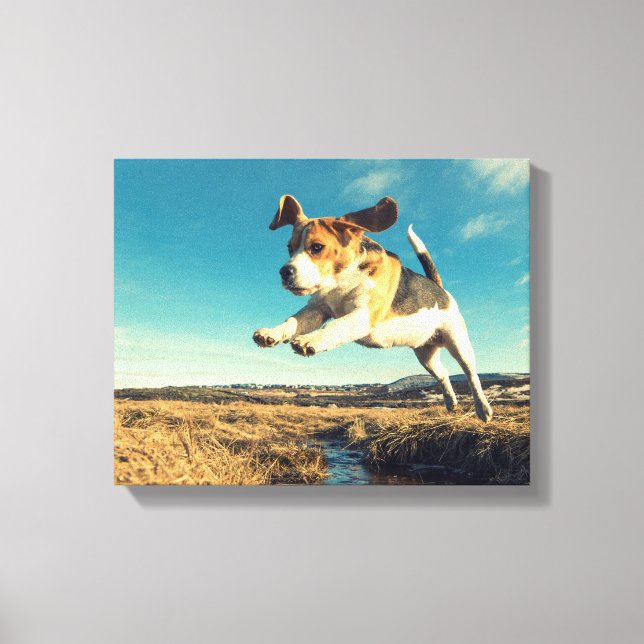 Super Beagle Dog - Canvas Premium (Frente)