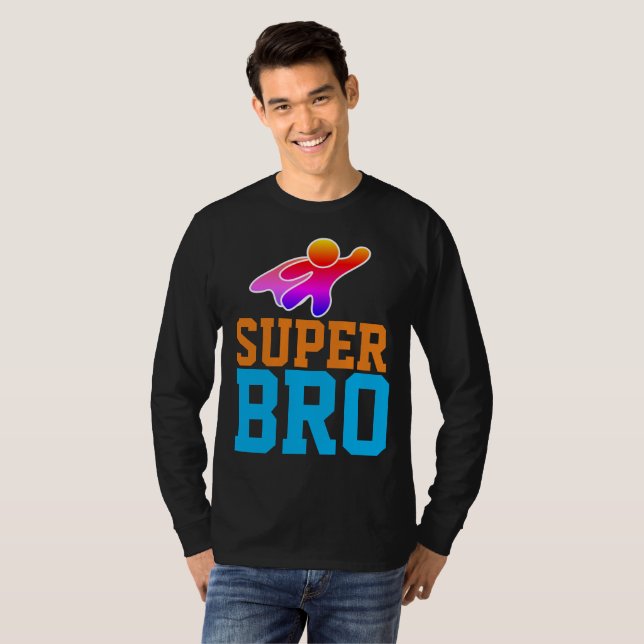 SUPER BROTHER SUPER HERO T-Shirts (Frente Completa)