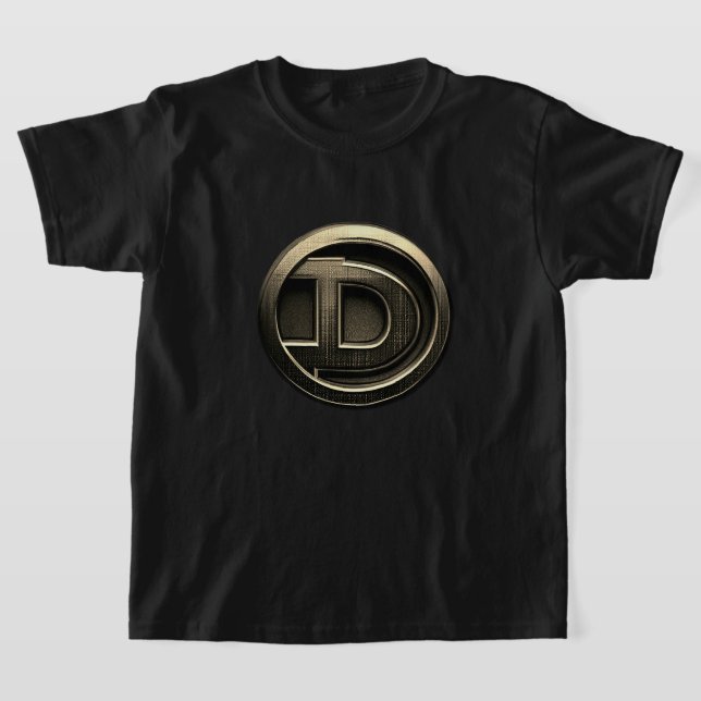 Super Hero "D" Insígnia T-Shirt (Postura )