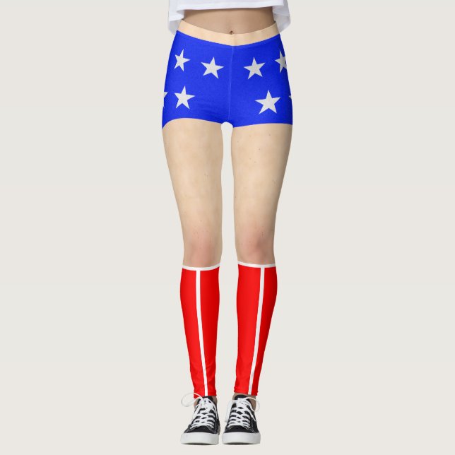 Super-herói Shore e Boots Legging (Frente)
