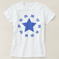 SUPER NURSE | Marinho Blue Star Camisa básica para
