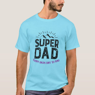 SUPER PAI Monta T-shirt Personalizada Para O Dia D