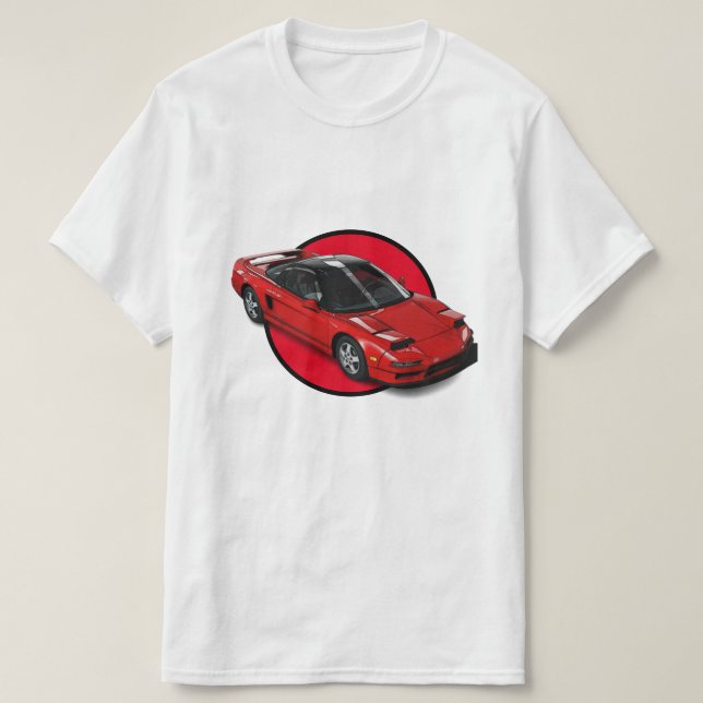 Supercar Japonês NSX T-Shirt (Frente do Design)