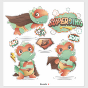 SuperDinos Adesivo