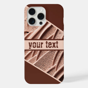 Superfície texturizada com abstrato em tons quente