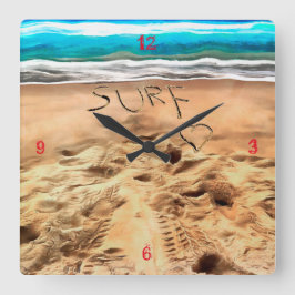 Superfícies, Relógio de Parede Quadrado