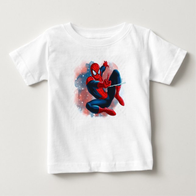 Superhero Web-Slinger Kids T-Shirt (Frente)