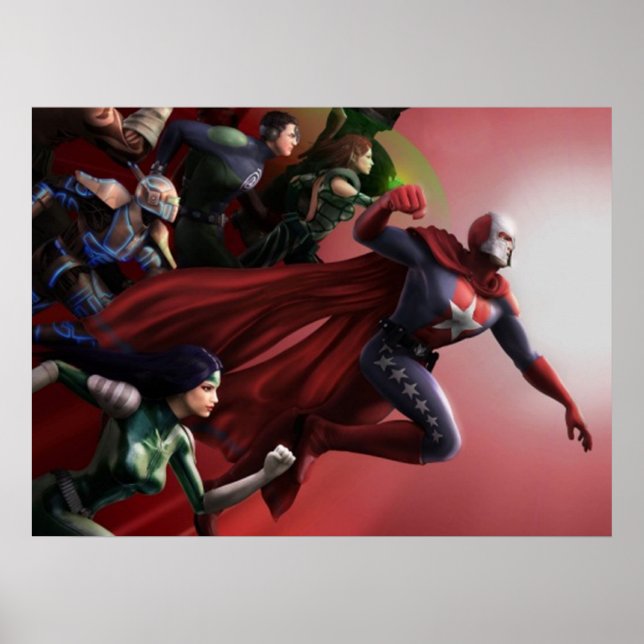 Superheros Poster (Frente)