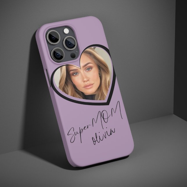 SuperMOM Foto Elegante Roxo Moderno (Criador carregado)