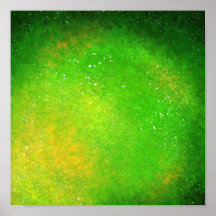 Supernova Verde - Impressão de Arte Digital Vibran