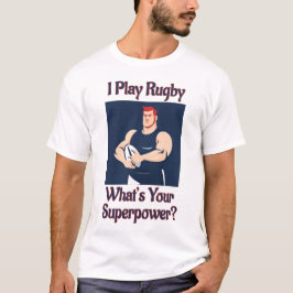 Superpotência do Rugby - Unisex Rugby T-Shirt
