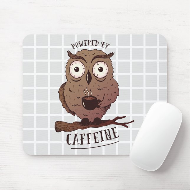 Suportado Pelo Rato de Café Grid Mouse Pad (Com mouse)