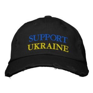 Suportar a liberdade de Boné bordada da Ucrânia