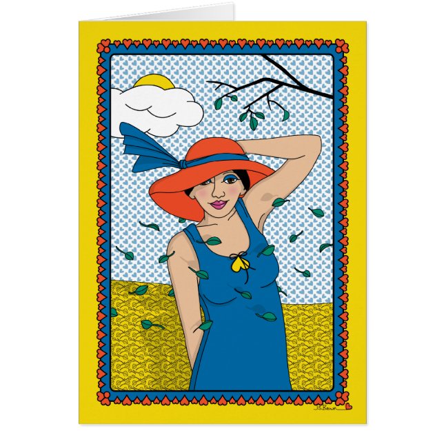 Suportar a Tempestade _ Cartão de Saudação (Frente)