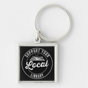 Suportar o Chaveiro do Magnet da Biblioteca Local