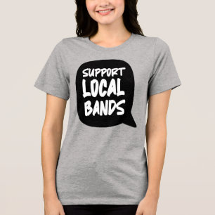 Suportar T-Shirt do Banda Local